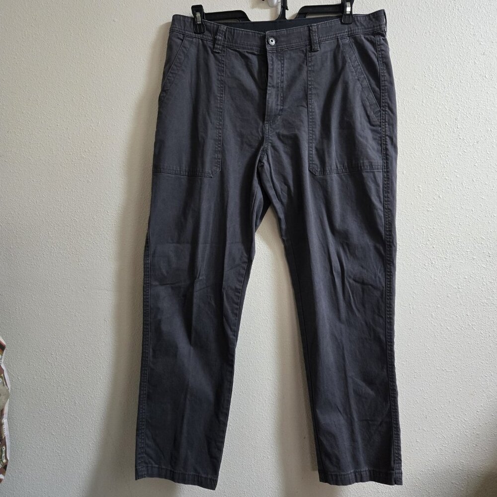 Weatherproof Brand - Men’s 100% Cotton Pants - Iron Color RN 121096 - 38x32
